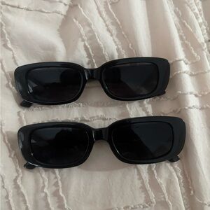 Black Rectangular Sunglasses